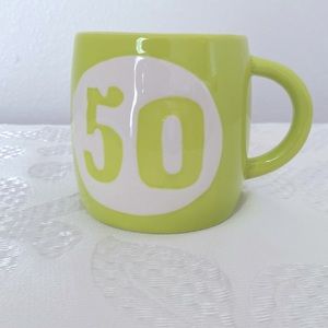Hallmark Coffee Mug Cup Beautiful Green 10cm x 9cm